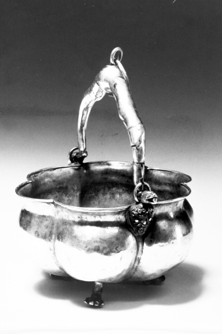 secchiello per l'acqua benedetta - bottega cagliaritana (sec. XVII)