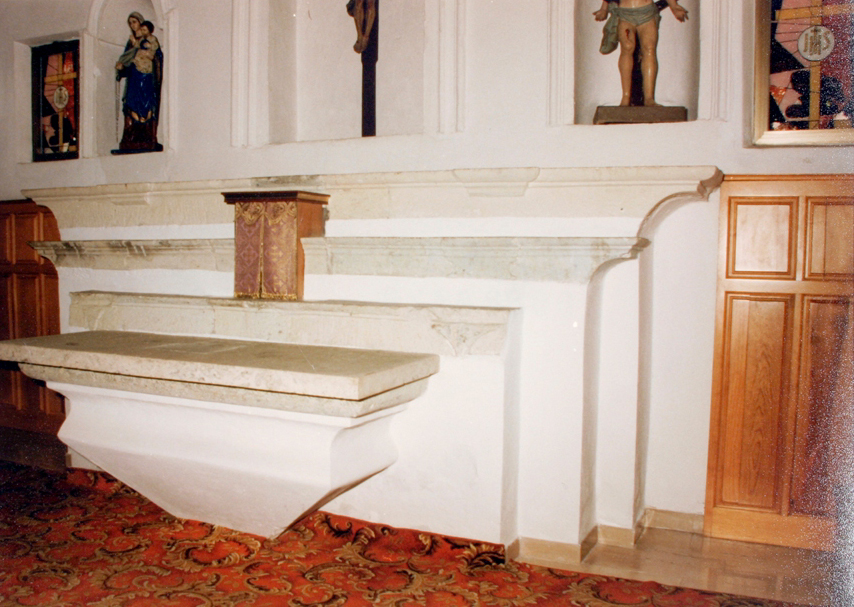 altare maggiore - manifattura sarda (sec. XVIII)