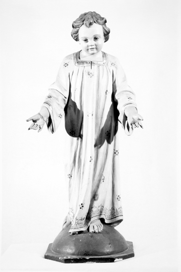 Gesù Bambino come Cristo Salvatore (statua) - bottega sarda (fine sec. XIX)