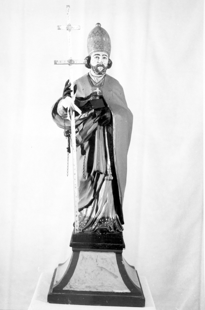 San Pietro come primo vescovo di Roma (statua) - bottega sarda (seconda metà sec. XVIII)