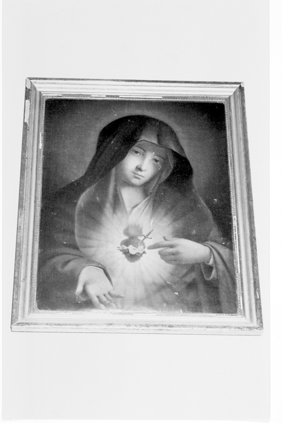 Sacro Cuore di Maria (dipinto) - ambito sardo (fine/inizio secc. XIX/ XX)