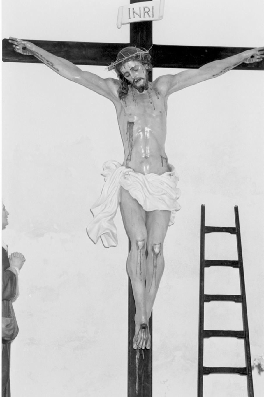 Cristo crocifisso (scultura) - bottega italiana (primo quarto sec. XX)