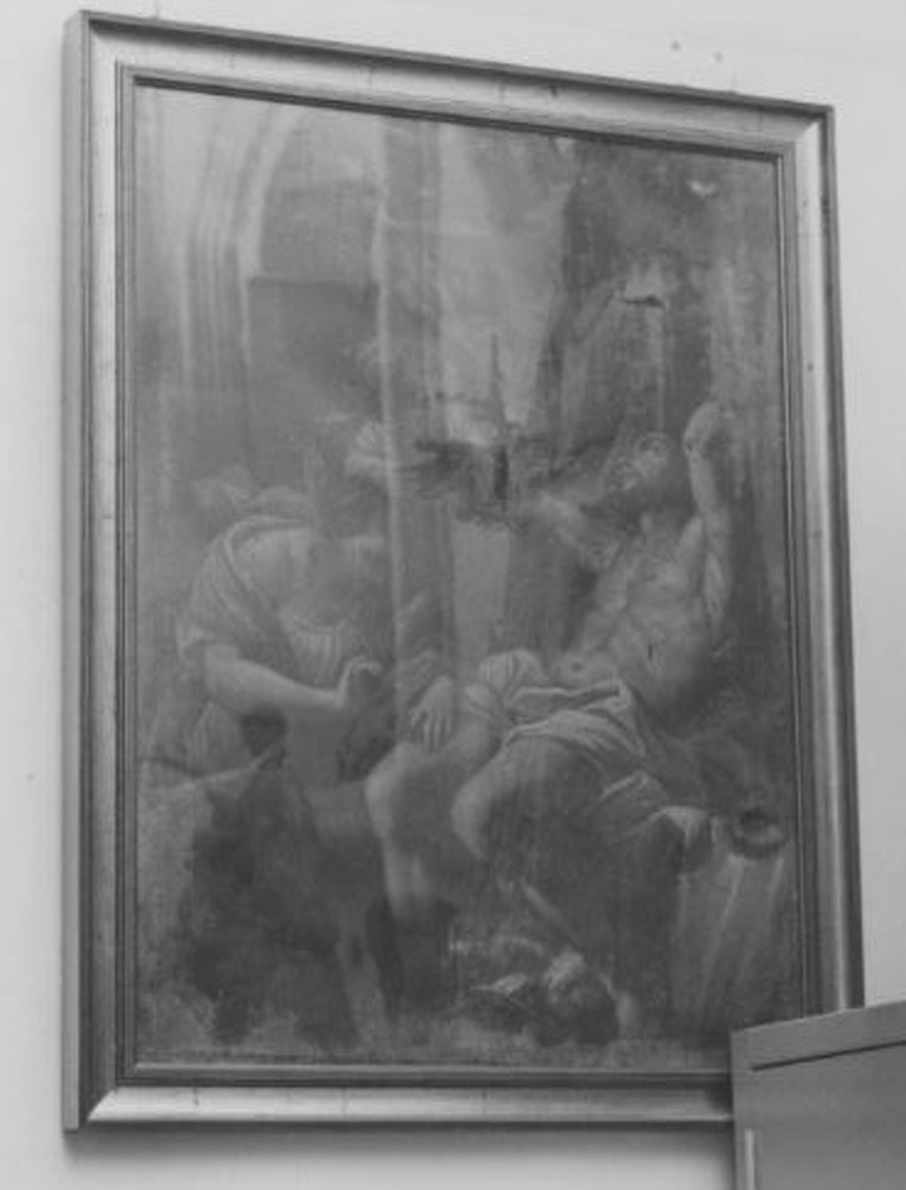 San Sebastiano curato da Irene (dipinto) - ambito emiliano (seconda metà sec. XVII)