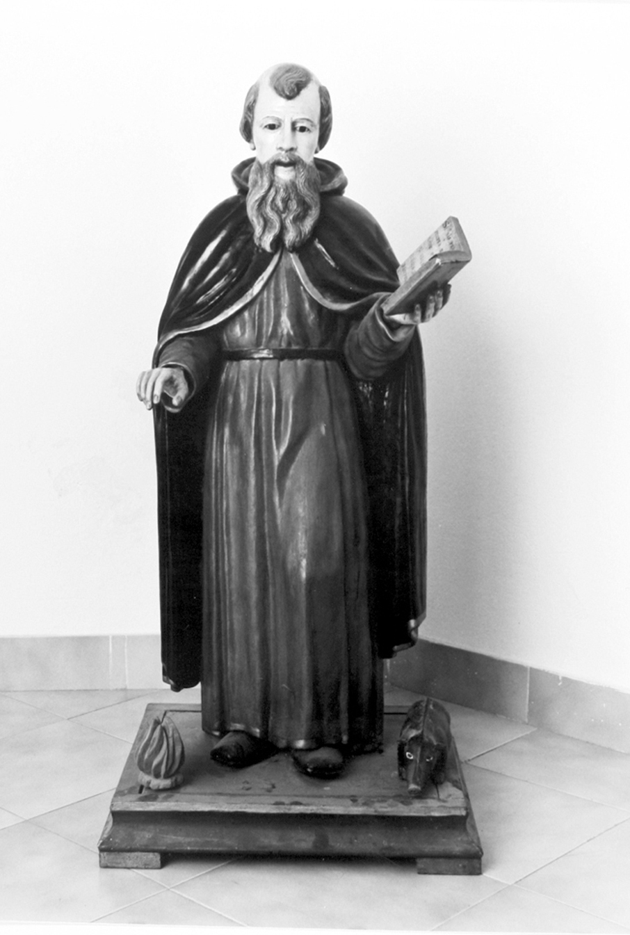 Sant'Antonio Abate (statua) - bottega napoletana (inizio sec. XX)