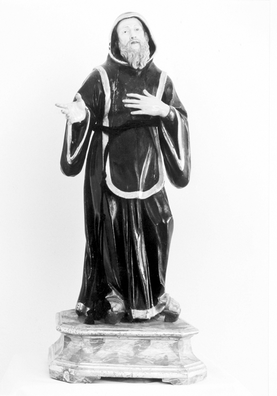 San Francesco da Paola, Santo (statua) - bottega napoletana (sec. XVIII)