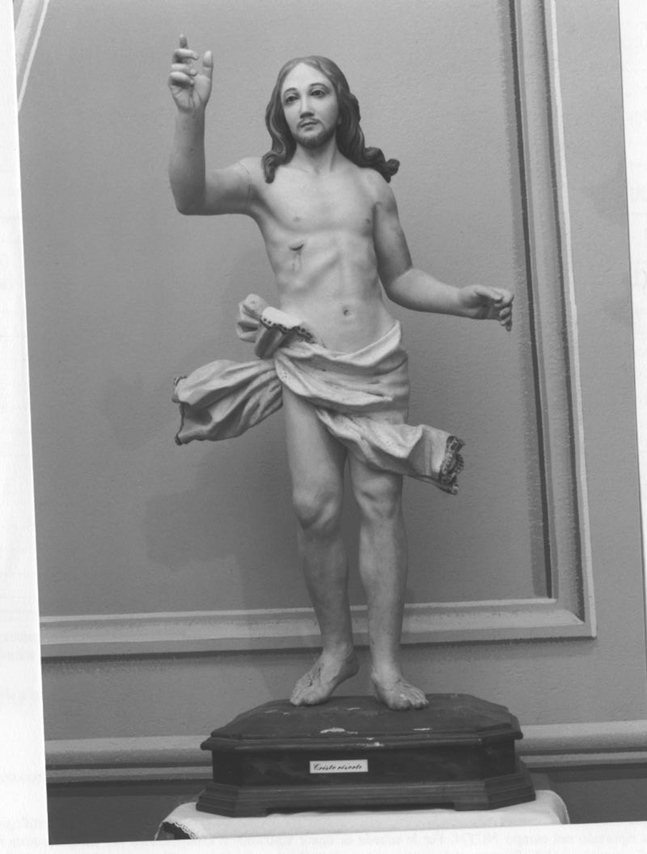 Cristo risorto (statua) - bottega sarda (seconda metà sec. XIX)