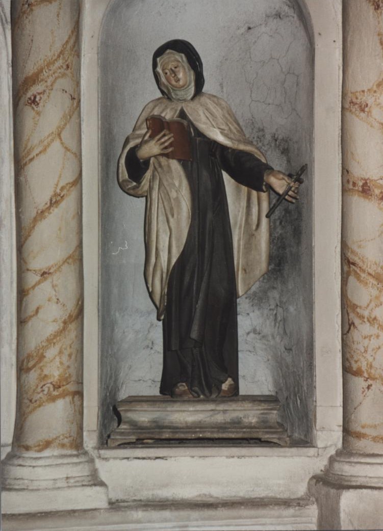 Santa Chiara (statua) - bottega sarda (secc. XVIII/ XIX)