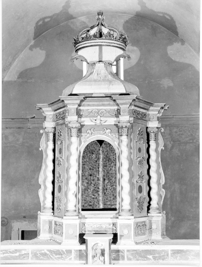 altare maggiore, elemento d'insieme - bottega sarda (prima metà sec. XVIII)