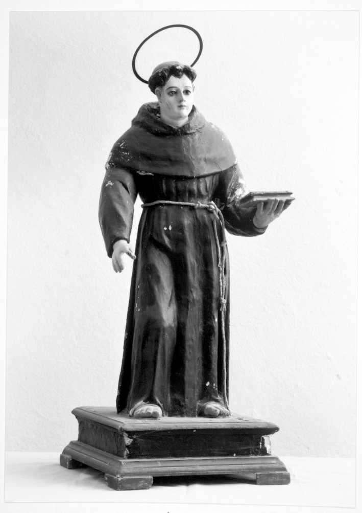 Sant'Antonio da Padova (statua) - ambito sardo (secc. XVII/ XVIII)