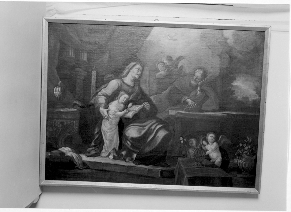 Sant'Anna insegna a leggere a Maria Vergine (dipinto) di Diano Giacinto detto Pozzolano (attribuito) (prima metà sec. XVIII)