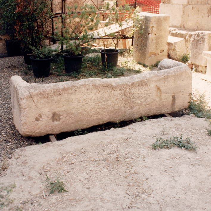 Bonifatius episcopus (sarcofago - a cassa) - manifattura bizantina (secc. V/ VI)