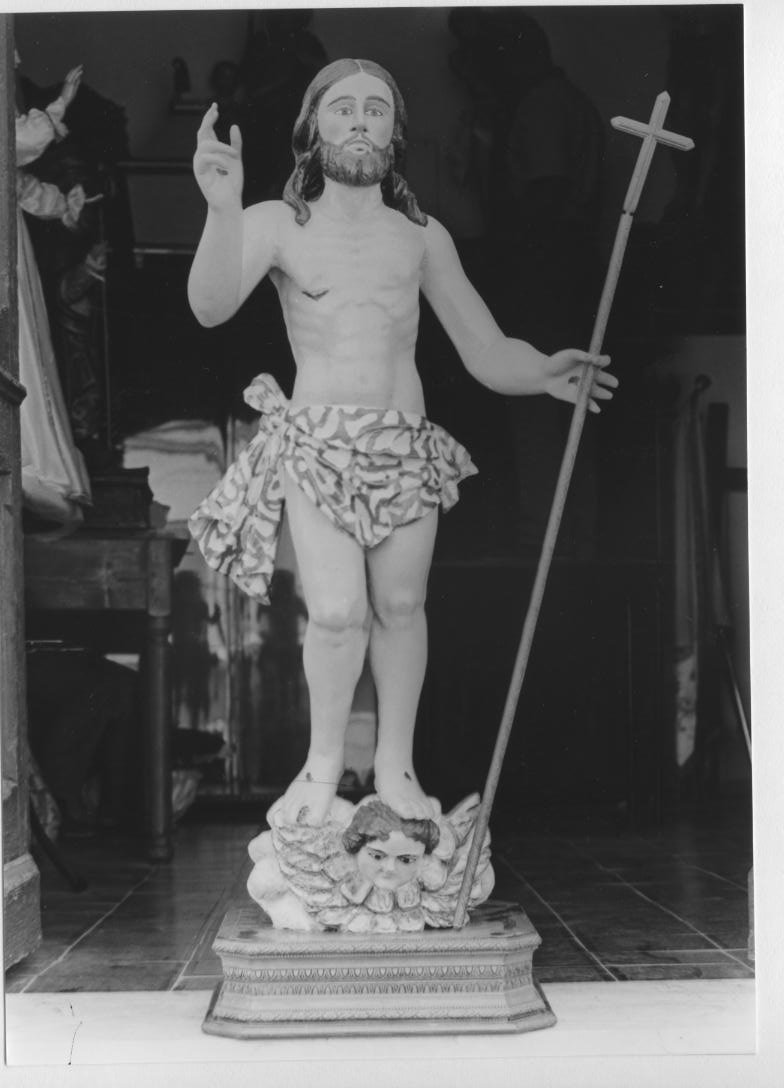 Cristo risorto (statua) - bottega sarda (secc. XVIII/ XIX)