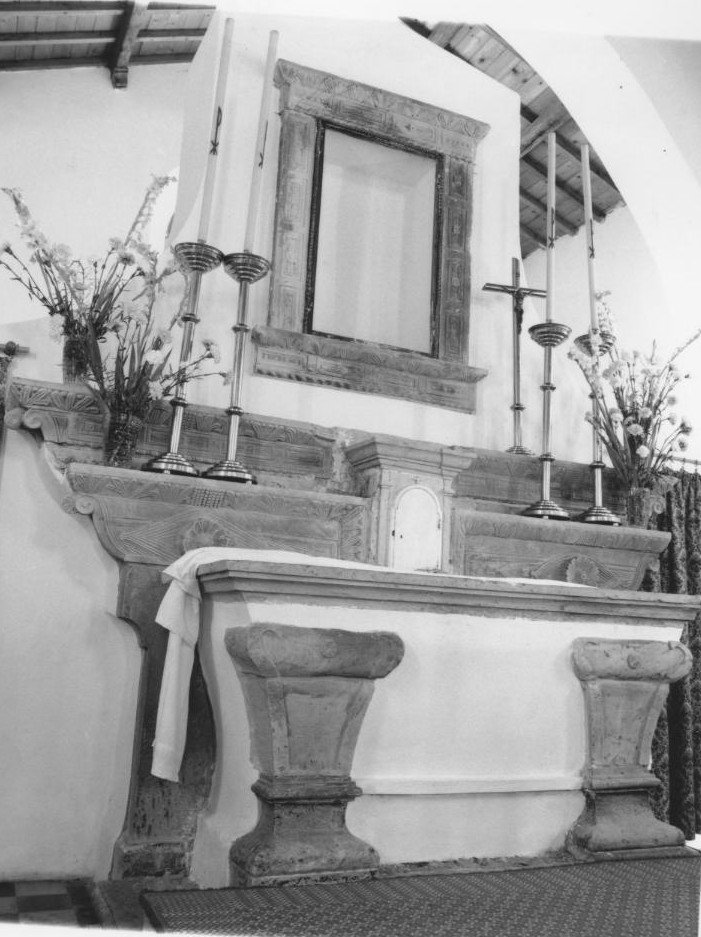 altare maggiore - bottega sarda (sec. XVII)