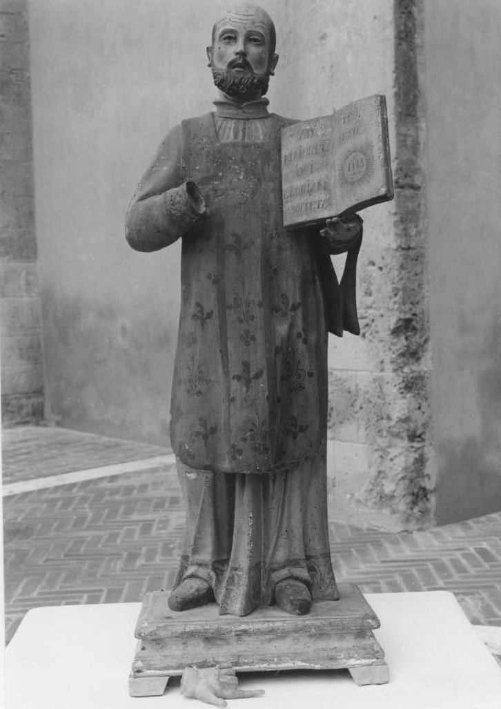 Sant'Ignazio di Loyola (statua) - bottega sarda (fine/inizio secc. XVII/ XVIII)