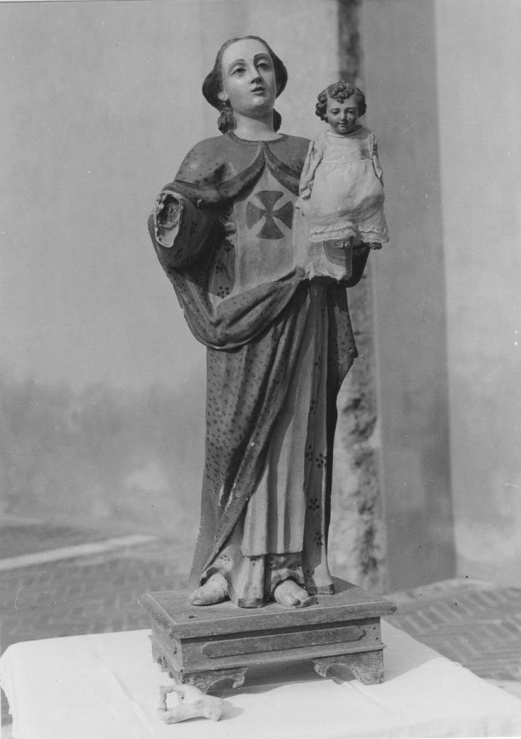 Madonna della Mercede, Madonna con Bambino (statua) - bottega sarda (sec. XVIII)