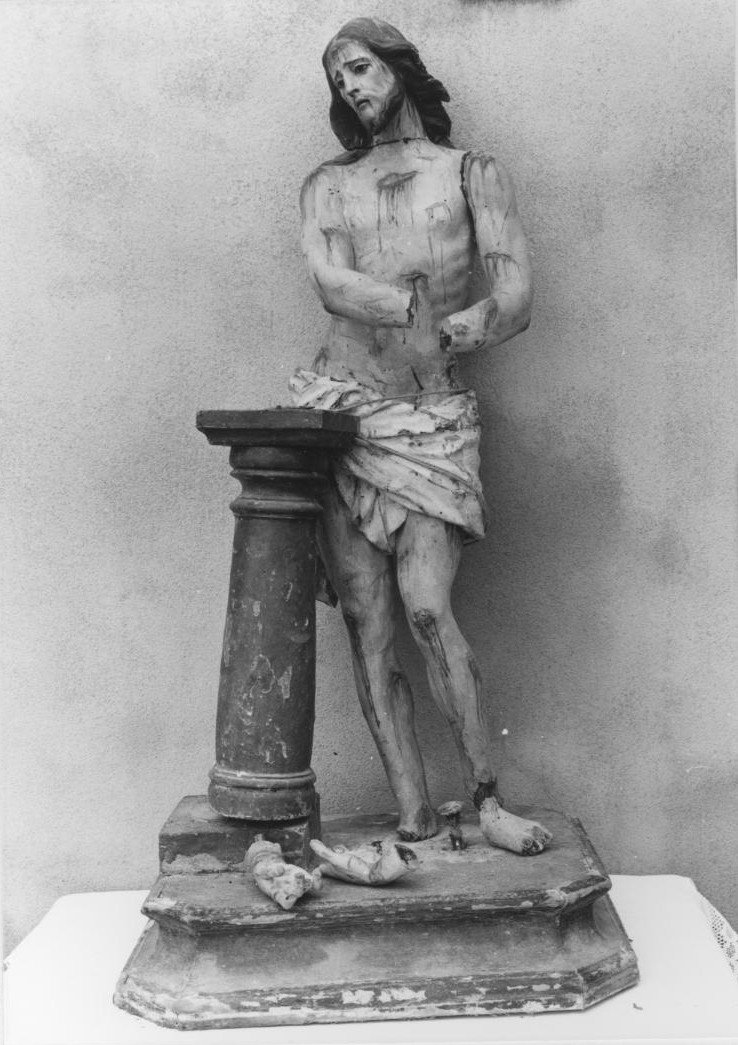 Cristo alla colonna (statua) - bottega sarda (fine sec. XVIII)