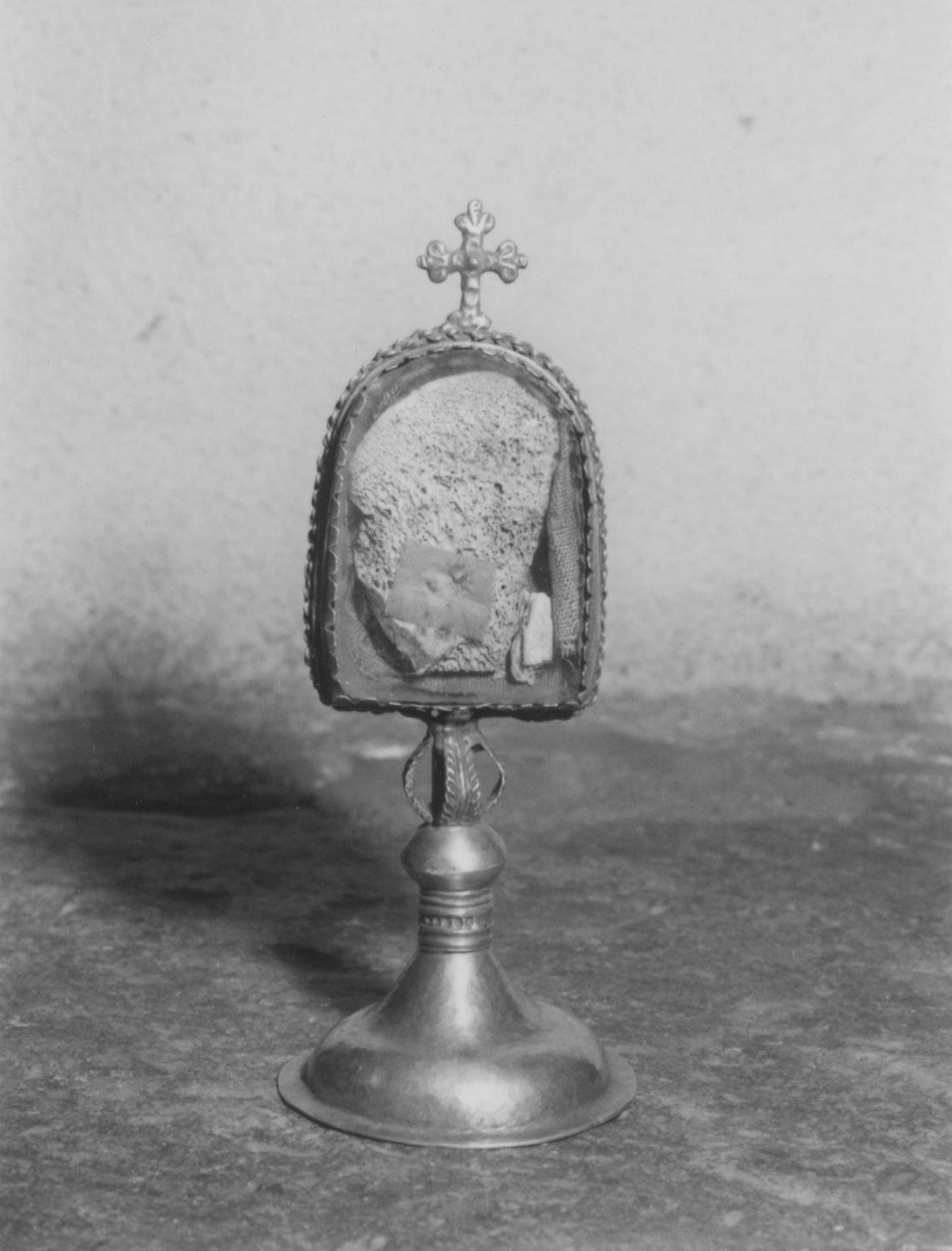 reliquiario - a tabella - bottega sarda (sec. XVII)