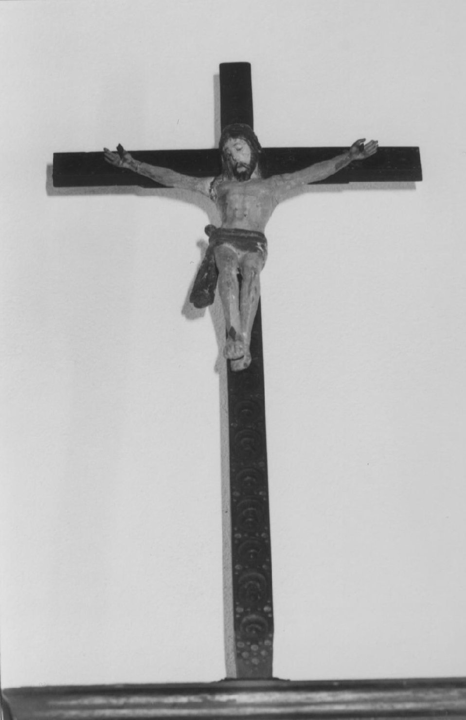 crocifissione di Cristo (scultura) - bottega sarda (sec. XIX)