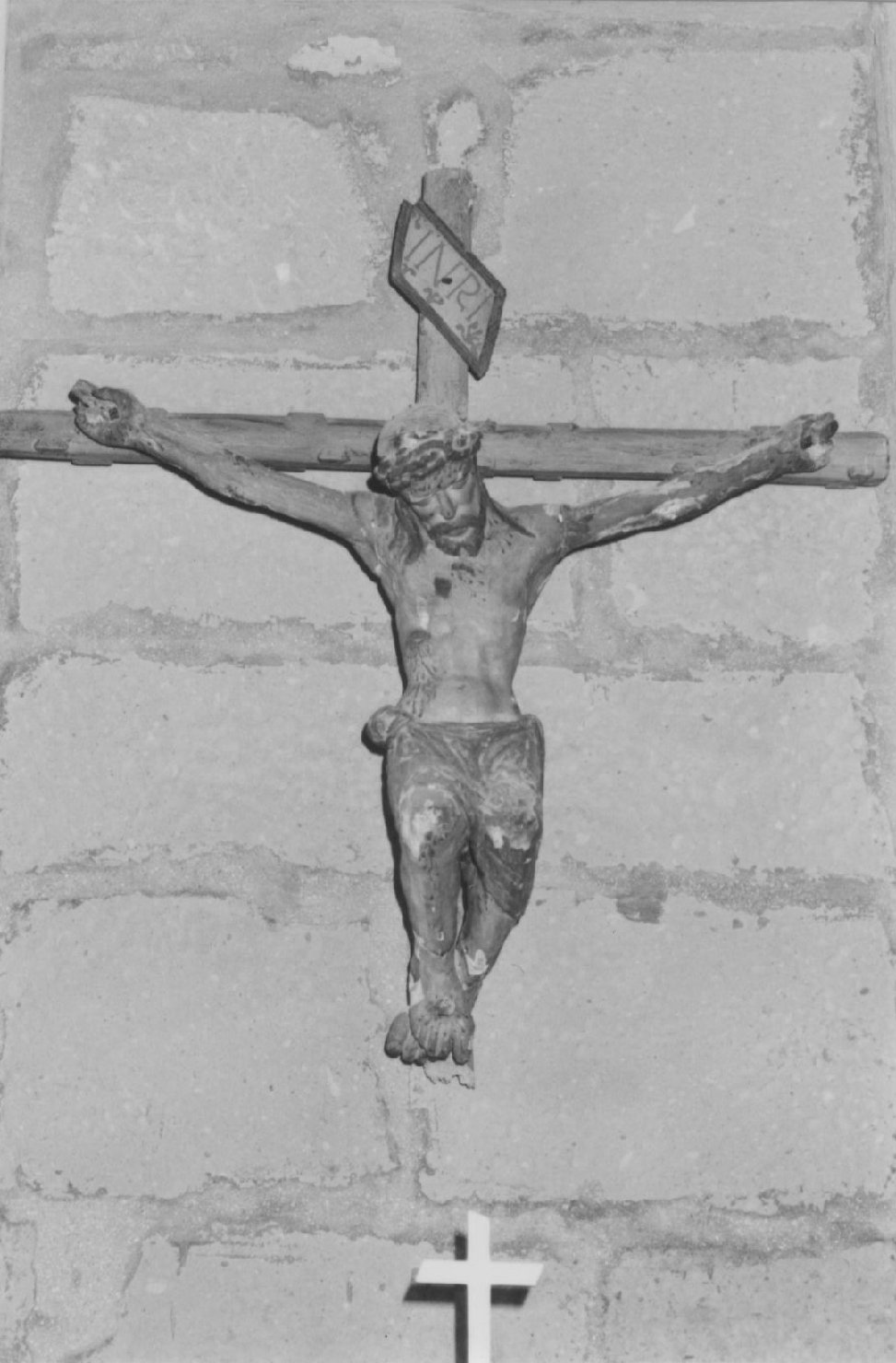 Cristo crocifisso (croce) - bottega sarda (sec. XVII)