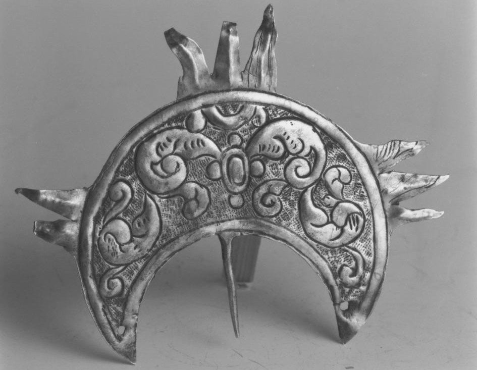 corona di immagine sacra - bottega sarda (sec. XVIII)