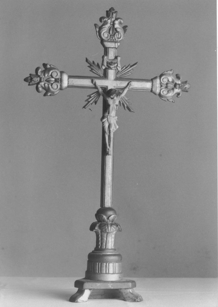 croce d'altare - bottega sarda (fine sec. XIX)