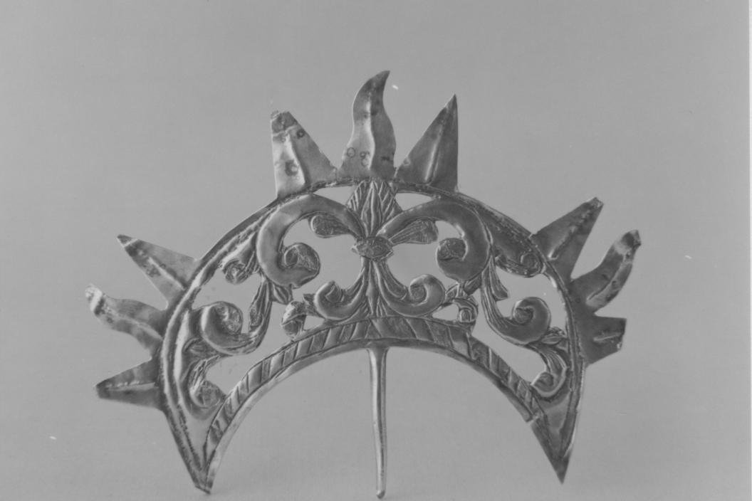 aureola di statua - bottega sarda (secc. XVII/ XVIII)