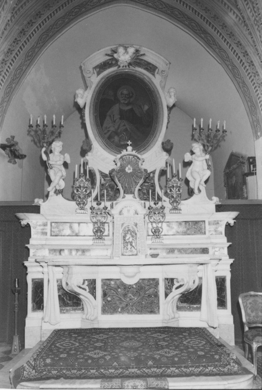 altare maggiore - bottega sarda (inizio sec. XIX)