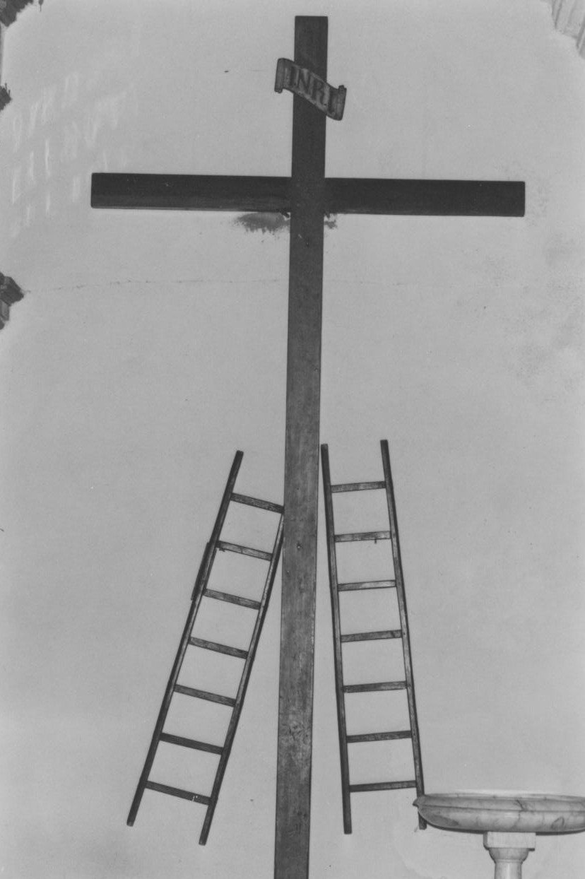 croce penitenziale - bottega sarda (fine/inizio secc. XIX/ XX)