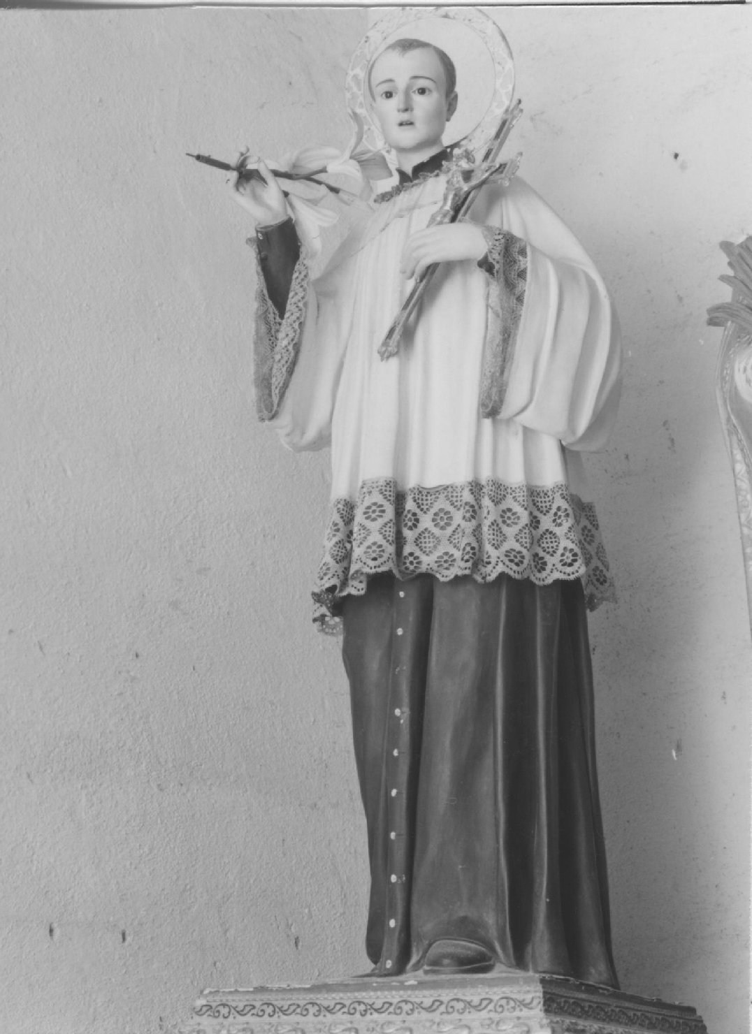 San Luigi Gonzaga (statua) - bottega leccese (inizio sec. XX)
