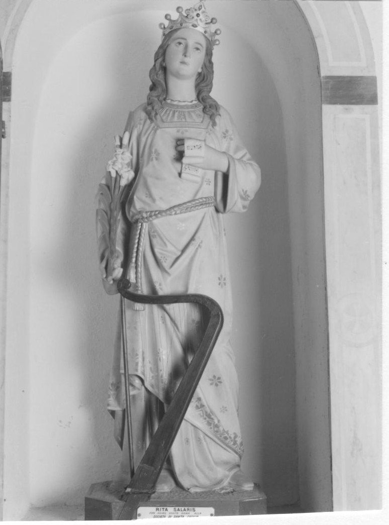 Santa Cecilia (statua) - bottega italiana (sec. XX)