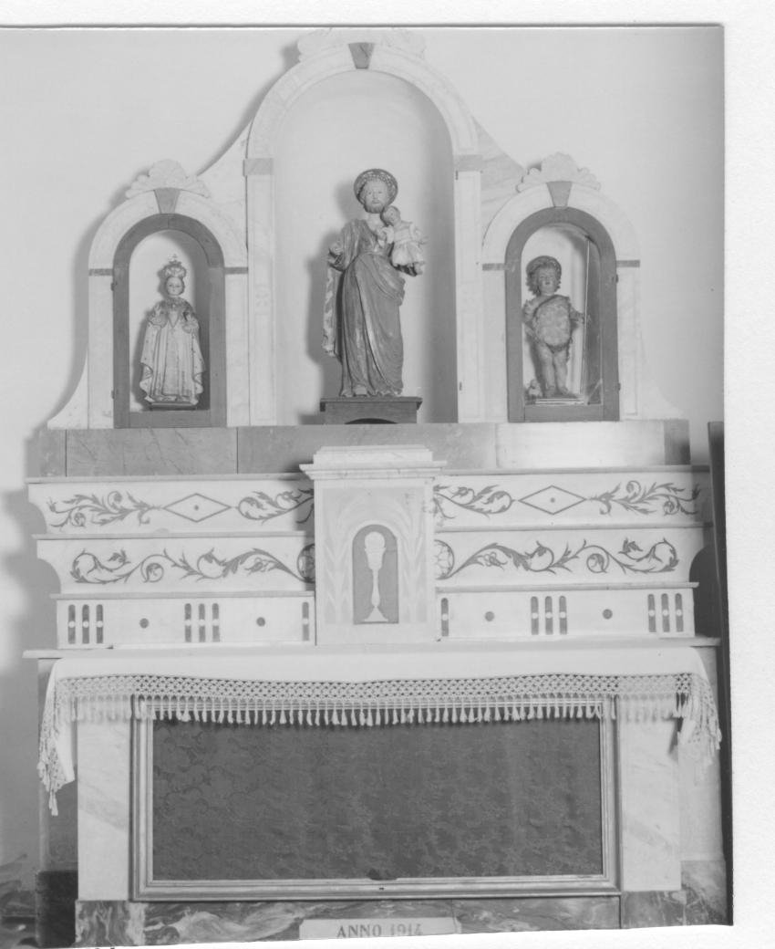 Altare di San Giuseppe (altare) - bottega sarda (sec. XX)
