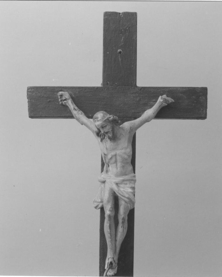 Cristo crocifisso (croce d'altare) - bottega sarda (fine/inizio secc. XIX/ XX)