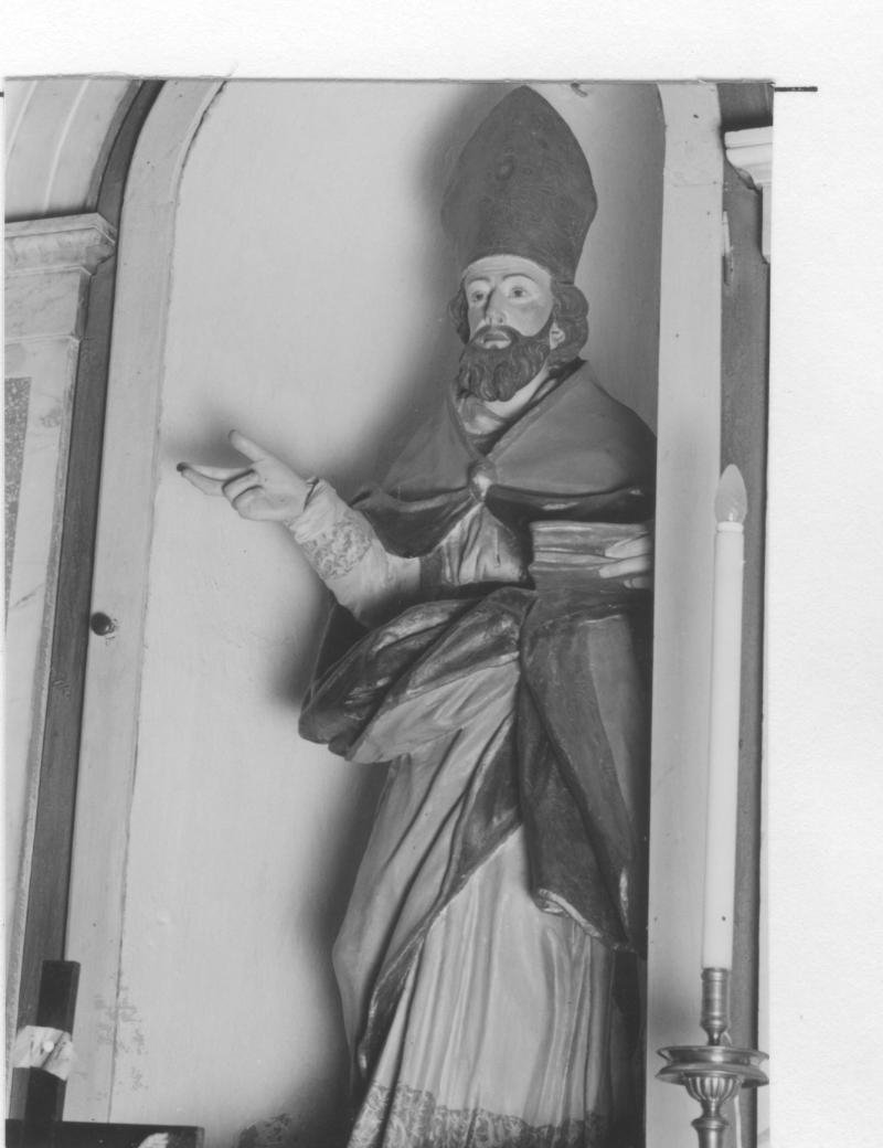 San Nicola di Bari (statua) - bottega sarda (?) (sec. XVII)