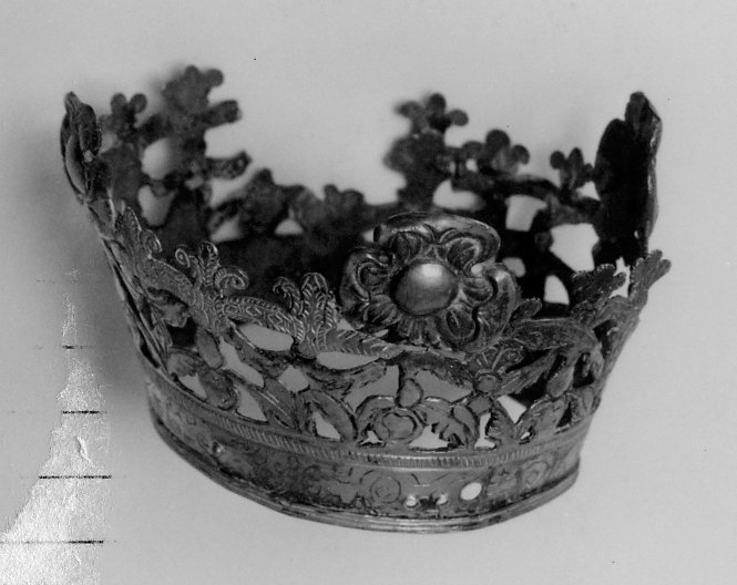 corona da statua - bottega sarda (sec. XVII)