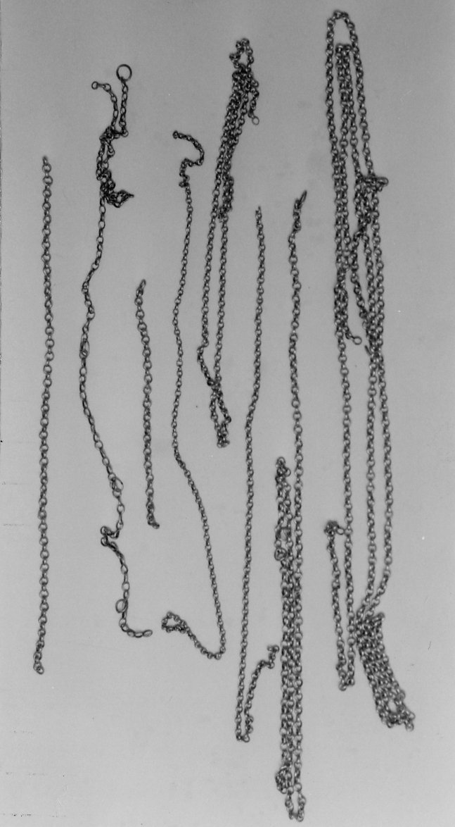 catena di gioiello, frammento - bottega sarda (sec. XIX)