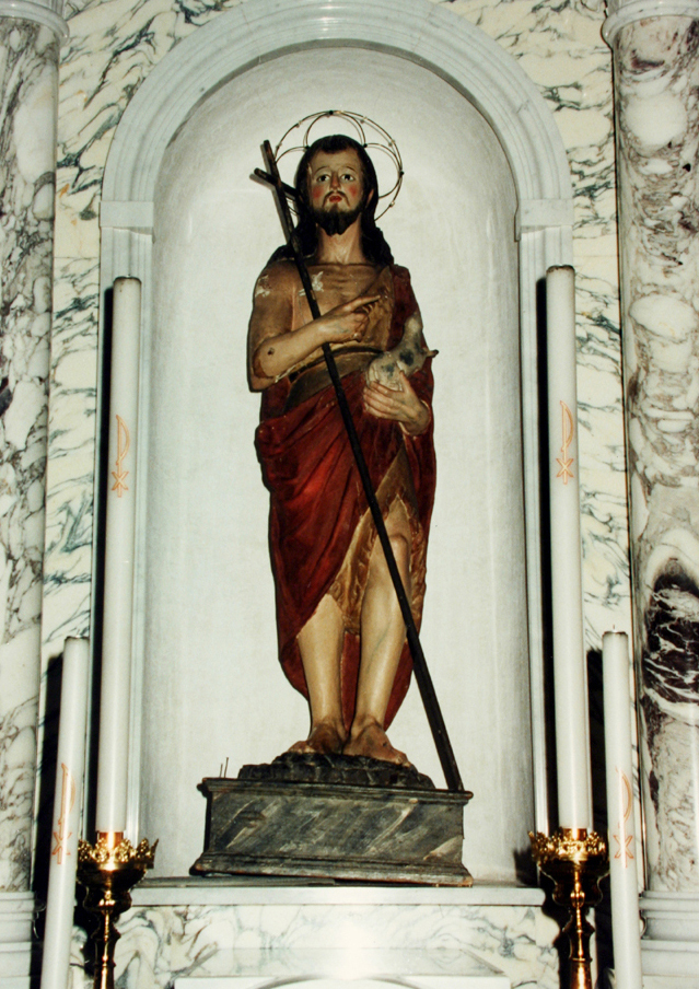 San Giovanni Battista (statua) - bottega sarda (sec. XVII)