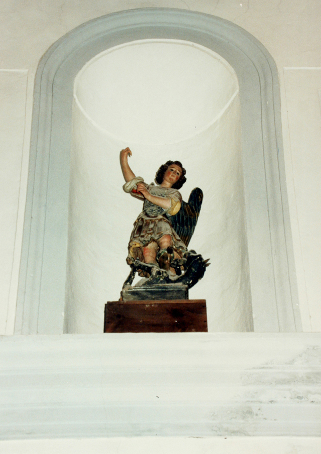 San Michele Arcangelo (statua) - bottega sarda (prima metà sec. XVIII)