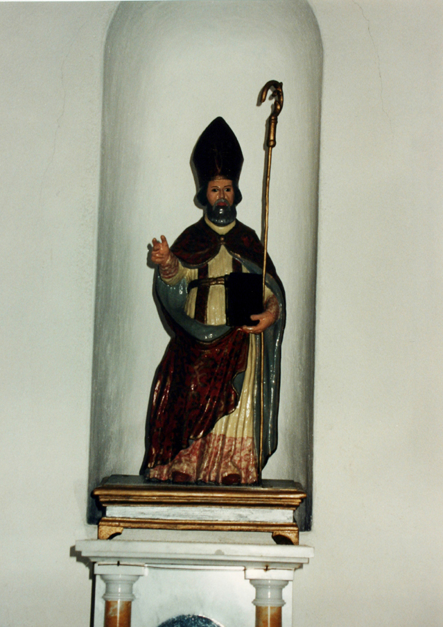 San Basilio (statua) - bottega sarda (secc. XVII/ XVIII)