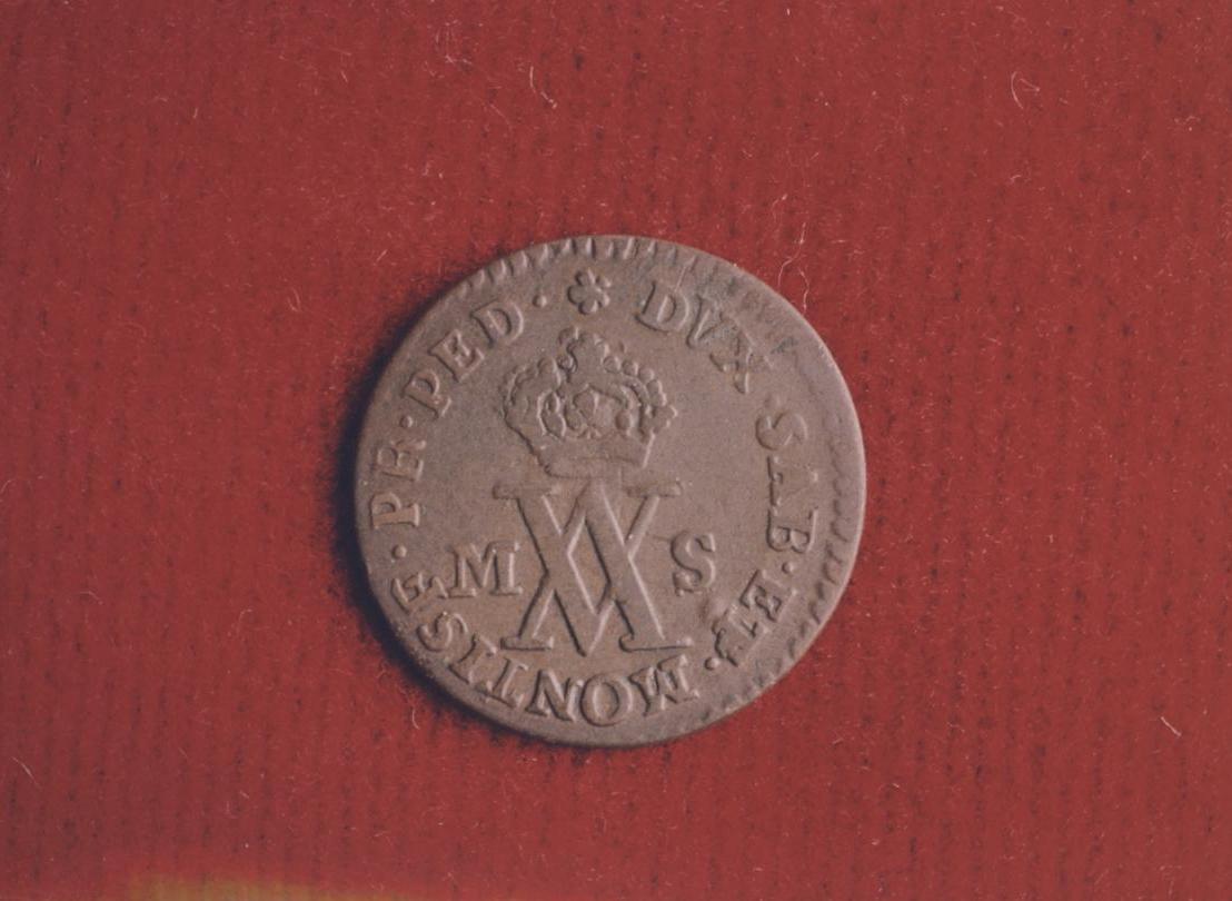 moneta - 1/2 soldo - produzione torinese (sec. XVIII)