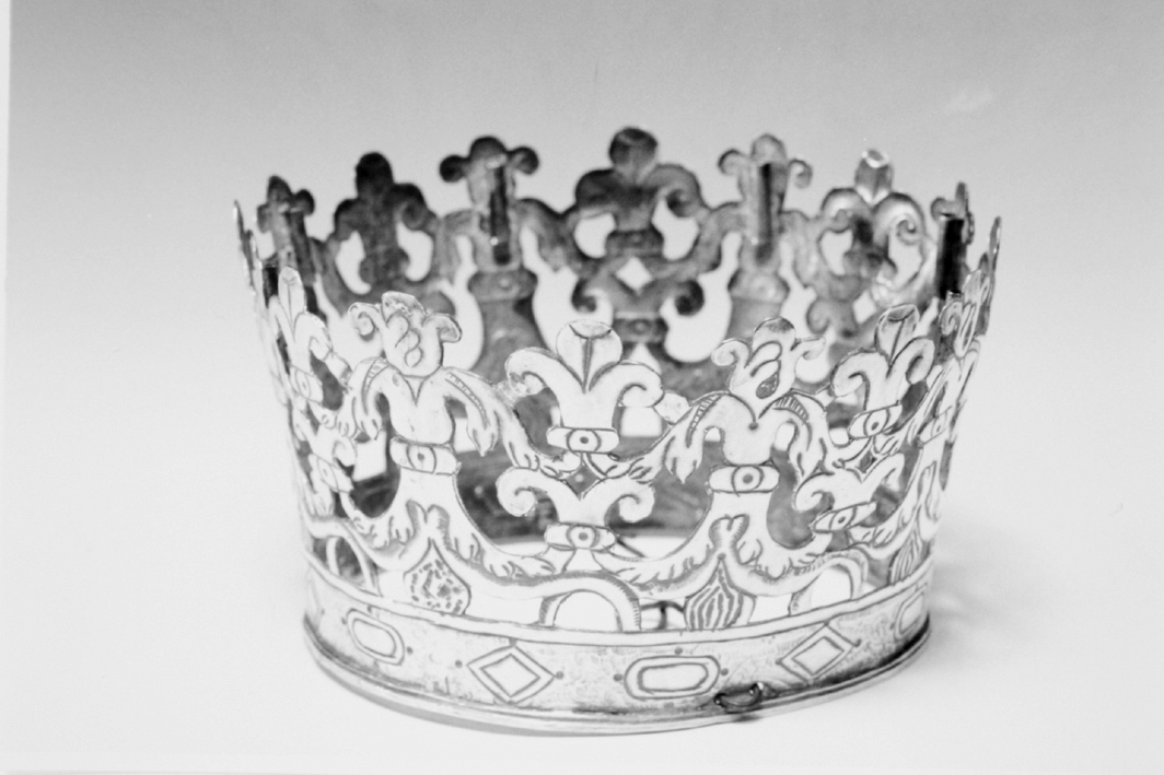 corona da statua - bottega sarda (secc. XVII/ XVIII)