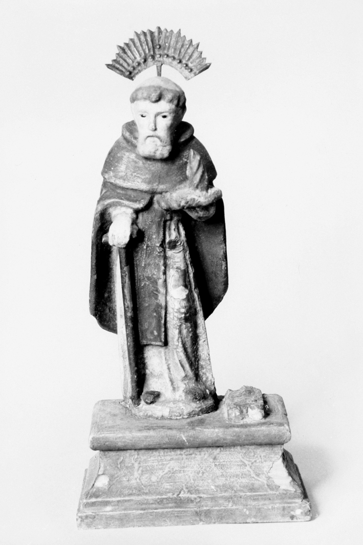 Sant'Antonio Abate (statuetta) - bottega sarda (sec. XVIII)