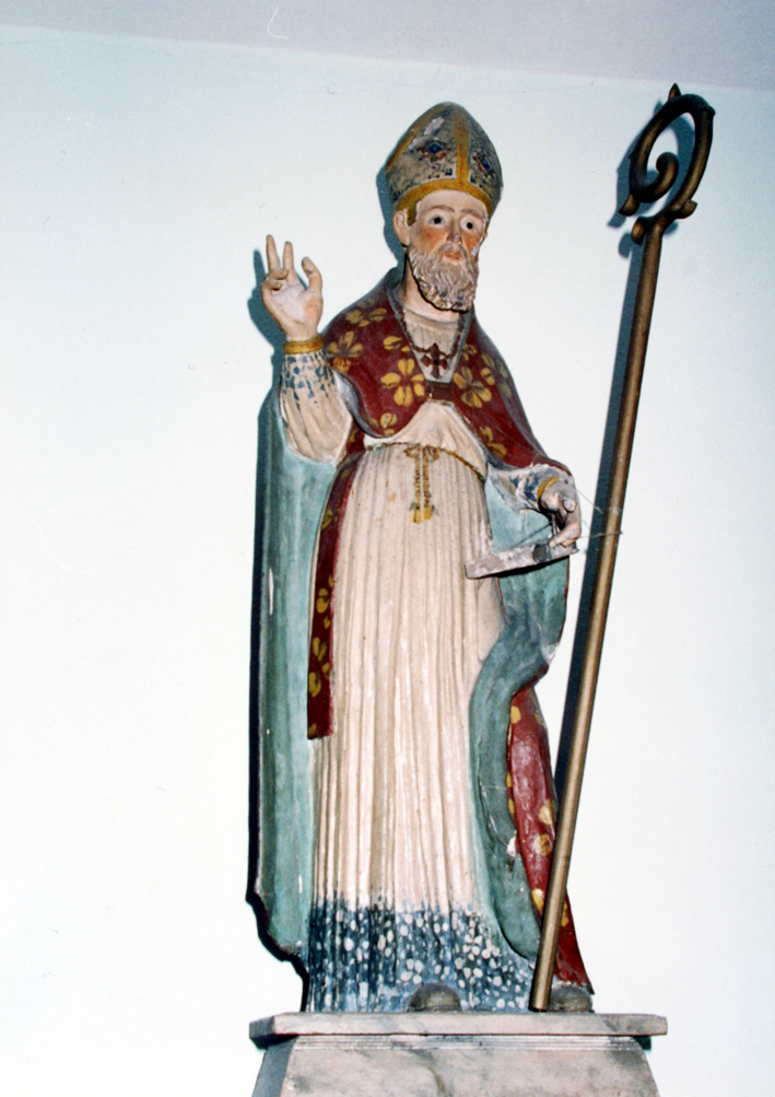 San Nicola di Bari (statua) - bottega sarda (prima metà sec. XVII)