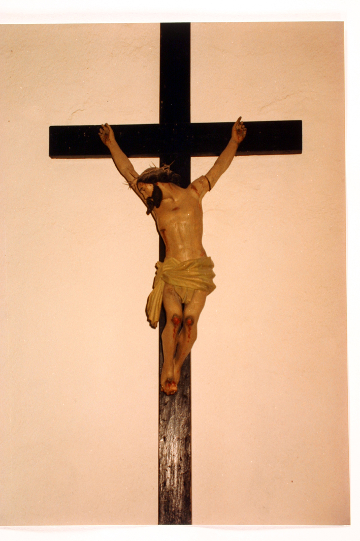 Cristo crocifisso (scultura) - bottega sarda (secc. XIX/ XX)