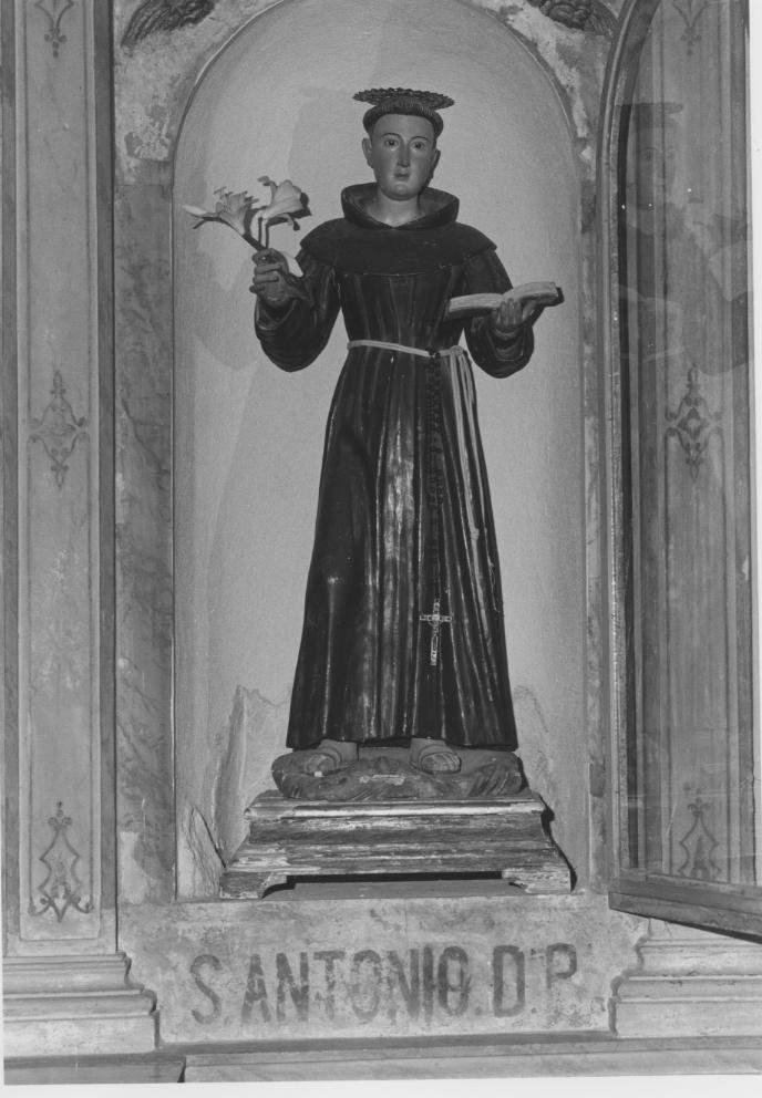 Sant'Antonio da Padova (statua) - bottega sarda (sec. XX)