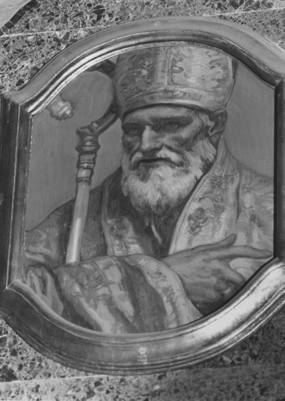 San Eusebio vescovo (dipinto) di Figari Filippo (sec. XX)