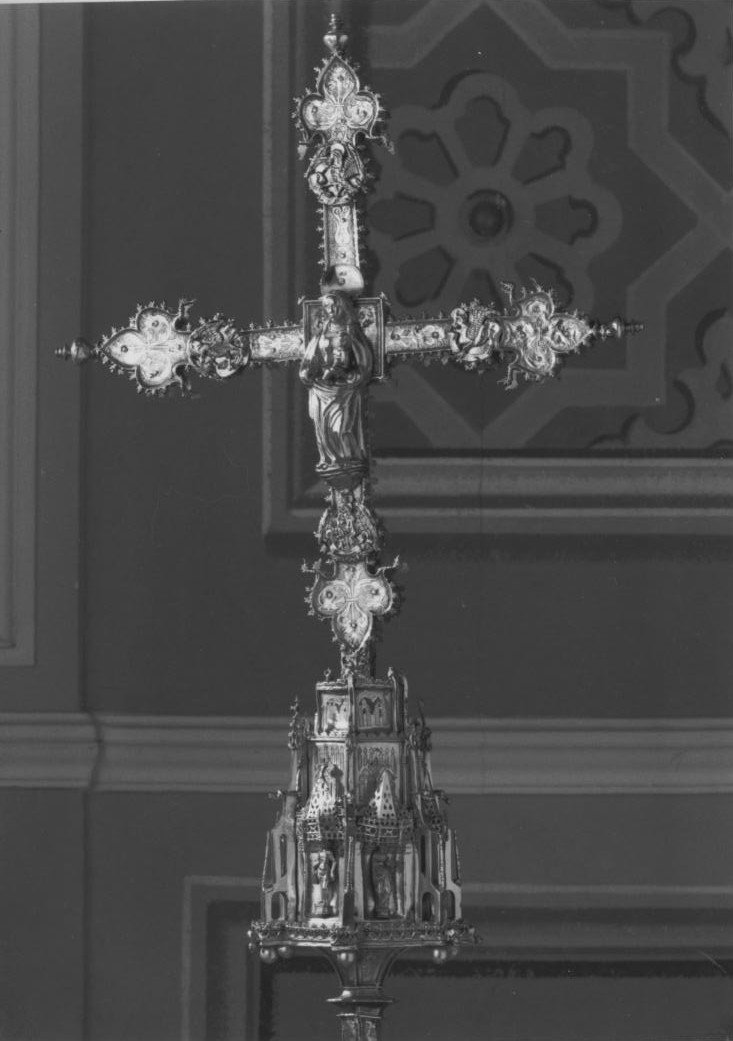 croce processionale - bottega sarda (sec. XV)