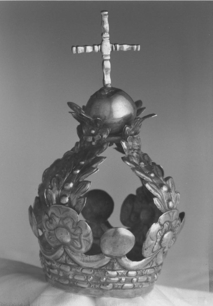corona da statua - bottega sarda (prima metà sec. XIX)