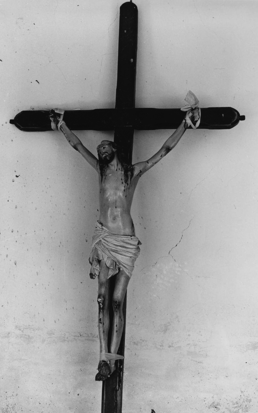 Cristo crocifisso (croce processionale) - bottega sarda (primo quarto sec. XX)
