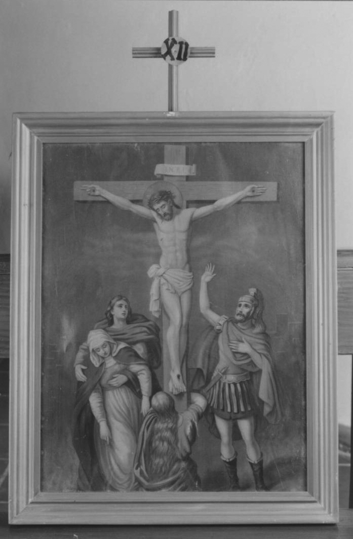 stazioni della via crucis (dipinto, insieme) - ambito italiano (sec. XX)