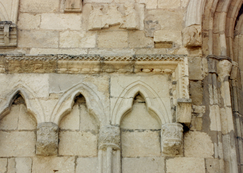 cornice architettonica - bottega sarda (prima metà sec. XIV)